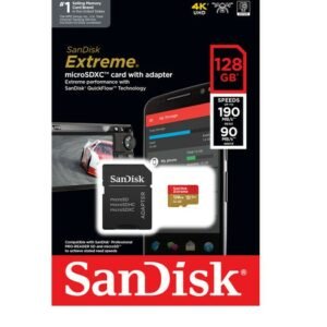 Cartão Micro SD Extreme 128GB Sandisk