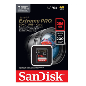 Cartão SD Extreme PRO 256GB Sandisk