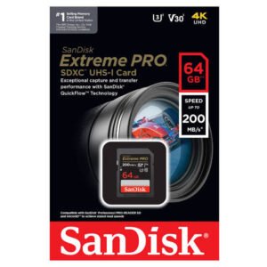 Cartão SD Extreme PRO 64GB Sandisk